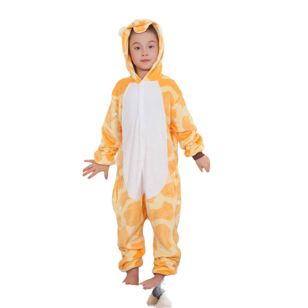 Toy Farm Unisex Animal Pyjamas - Giraffe Kids Onesie (Cosplay / Nightwear / Halloween / Carnival / Novelty Costume)