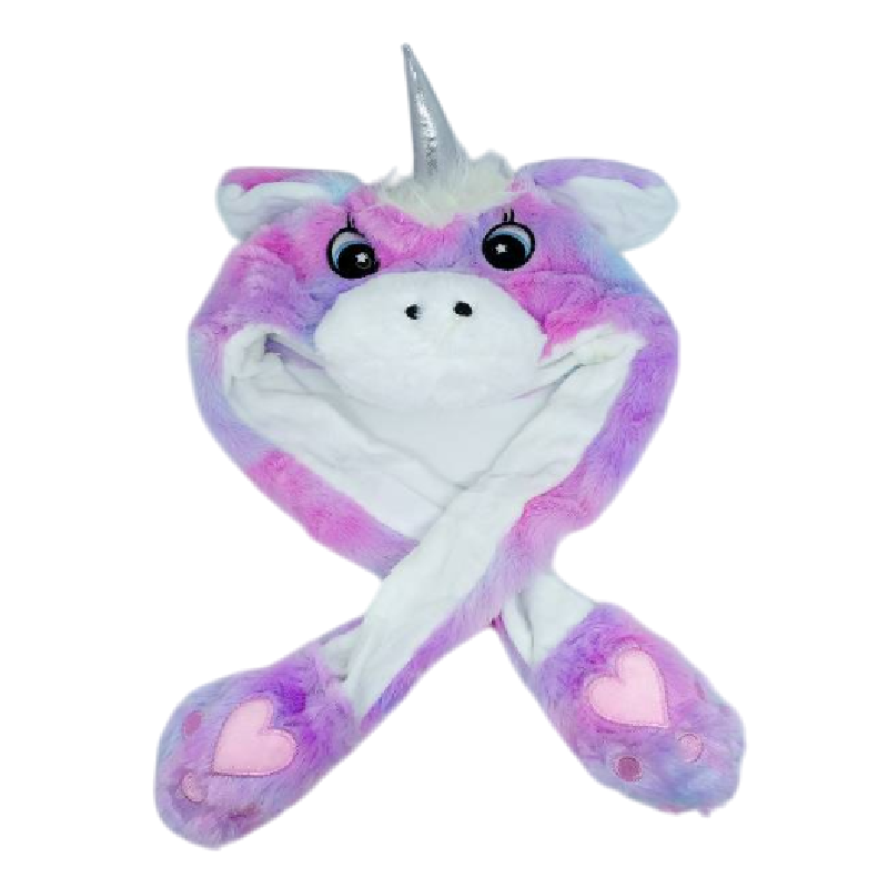 Cute Movable / Jumping / Dancing - Ear Galaxy Unicorn Funny Hat With LED Light