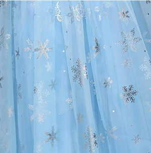 Blue Princess Costume Dress Set (Including 5 Pieces) Onesies