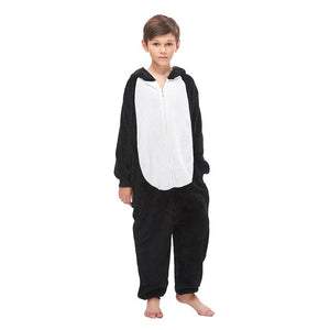 Onesie World Unisex Animal Pyjamas - Black Husky Dog Kids (Cosplay / Nightwear Halloween Carnival