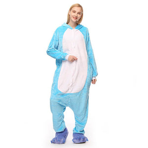 Onesie World Unisex Animal Pyjamas - Blue Elephant Adult (Cosplay / Nightwear Halloween Carnival