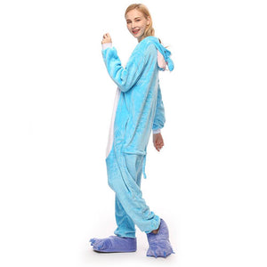 Onesie World Unisex Animal Pyjamas - Blue Elephant Adult (Cosplay / Nightwear Halloween Carnival