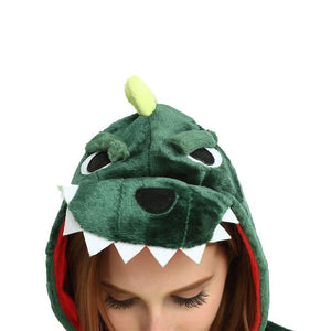 Onesie World Unisex Animal Pyjamas - Green Dinosaur Adult (Cosplay / Nightwear Halloween Carnival
