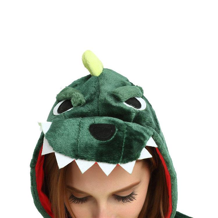 Onesie World Unisex Animal Pyjamas - Green Dinosaur Adult (Cosplay / Nightwear Halloween Carnival