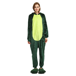 Onesie World Unisex Animal Pyjamas - Green Dinosaur Adult (Cosplay / Nightwear Halloween Carnival