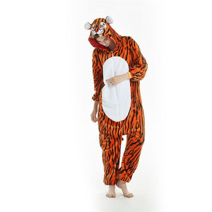 Onesie World Unisex Animal Pyjamas - Tiger Adult (Cosplay / Nightwear Halloween Carnival Novelty