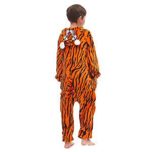 Onesie World Unisex Animal Pyjamas - Tiger Kids (Cosplay / Nightwear Halloween Carnival Novelty