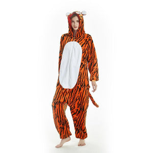 Onesie World Unisex Animal Pyjamas - Tiger Adult (Cosplay / Nightwear Halloween Carnival Novelty