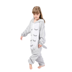 Onesie World Unisex Animal Pyjamas - Grey Totoro Kids (Cosplay / Nightwear Halloween Carnival