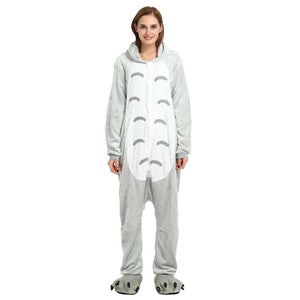 Onesie World Unisex Animal Pyjamas - Grey Totoro Adult (Cosplay / Nightwear Halloween Carnival