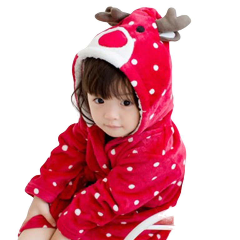 Toy Farm Unisex Animal Pyjamas - Red Deer Kids Onesie (Cosplay / Nightwear / Halloween / Carnival / Novelty Costume)