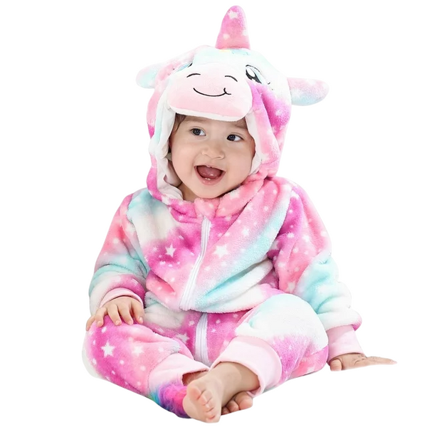 Toy Farm Unisex Animal Pyjamas - Galaxy Starry Sky Unicorn Baby Onesie (Cosplay / Nightwear / Halloween / Carnival / Novelty Costume)