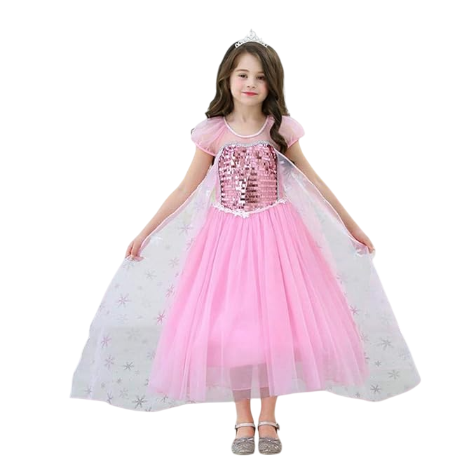 Pink Party Costume Princess Dress