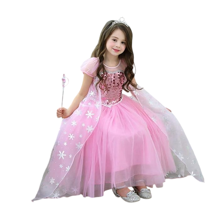Pink Party Costume Princess Dress
