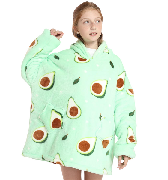 My Snuggy - Small Avocado Hoodie Blanket
