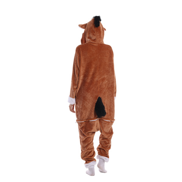 Toy Farm Unisex Animal Pyjamas - Horse Adult Onesie (Cosplay / Nightwear / Halloween / Carnival / Novelty Costume)