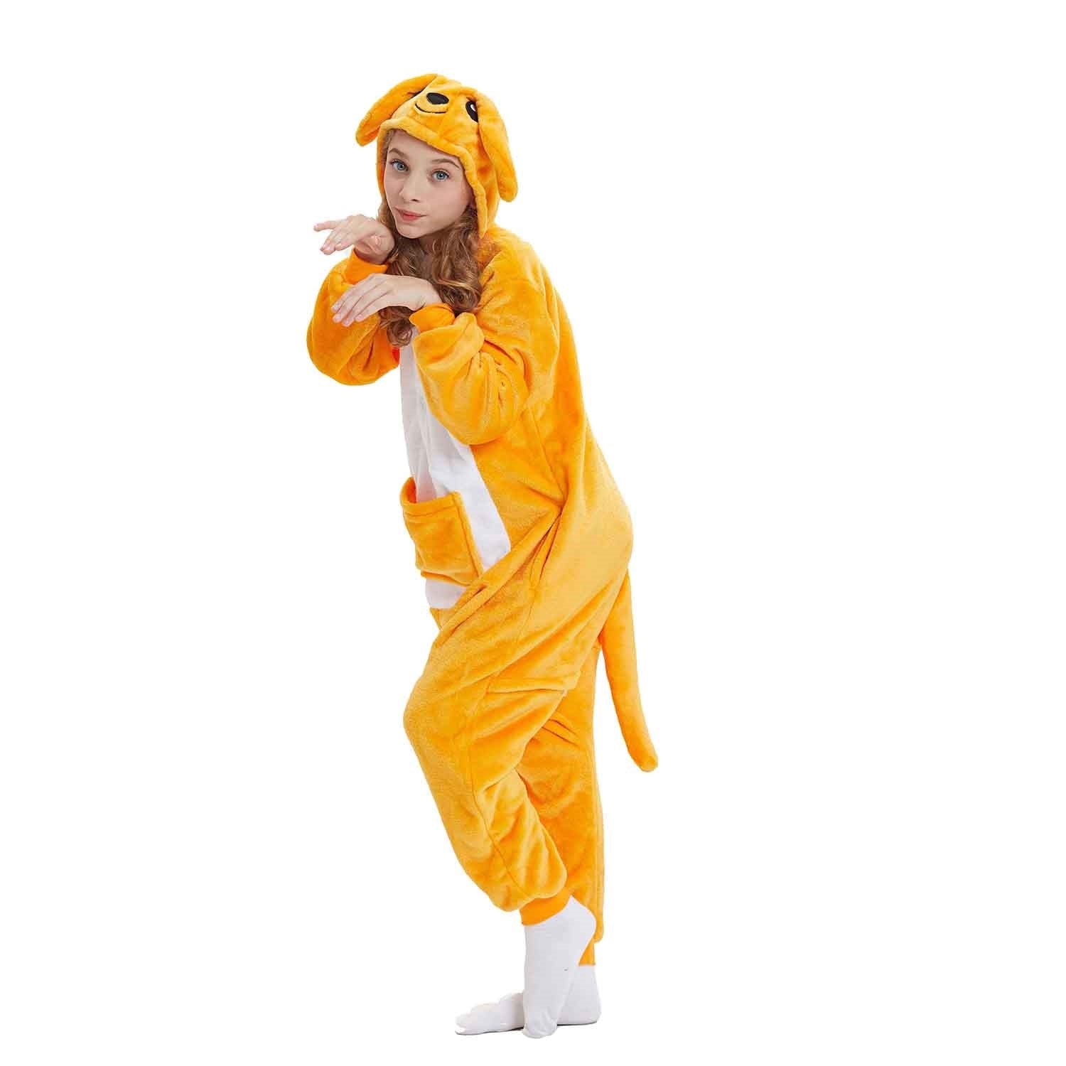 Toy Farm Unisex Animal Pyjamas - Kangaroo Kids Onesie (Cosplay / Nightwear / Halloween / Carnival / Novelty Costume)
