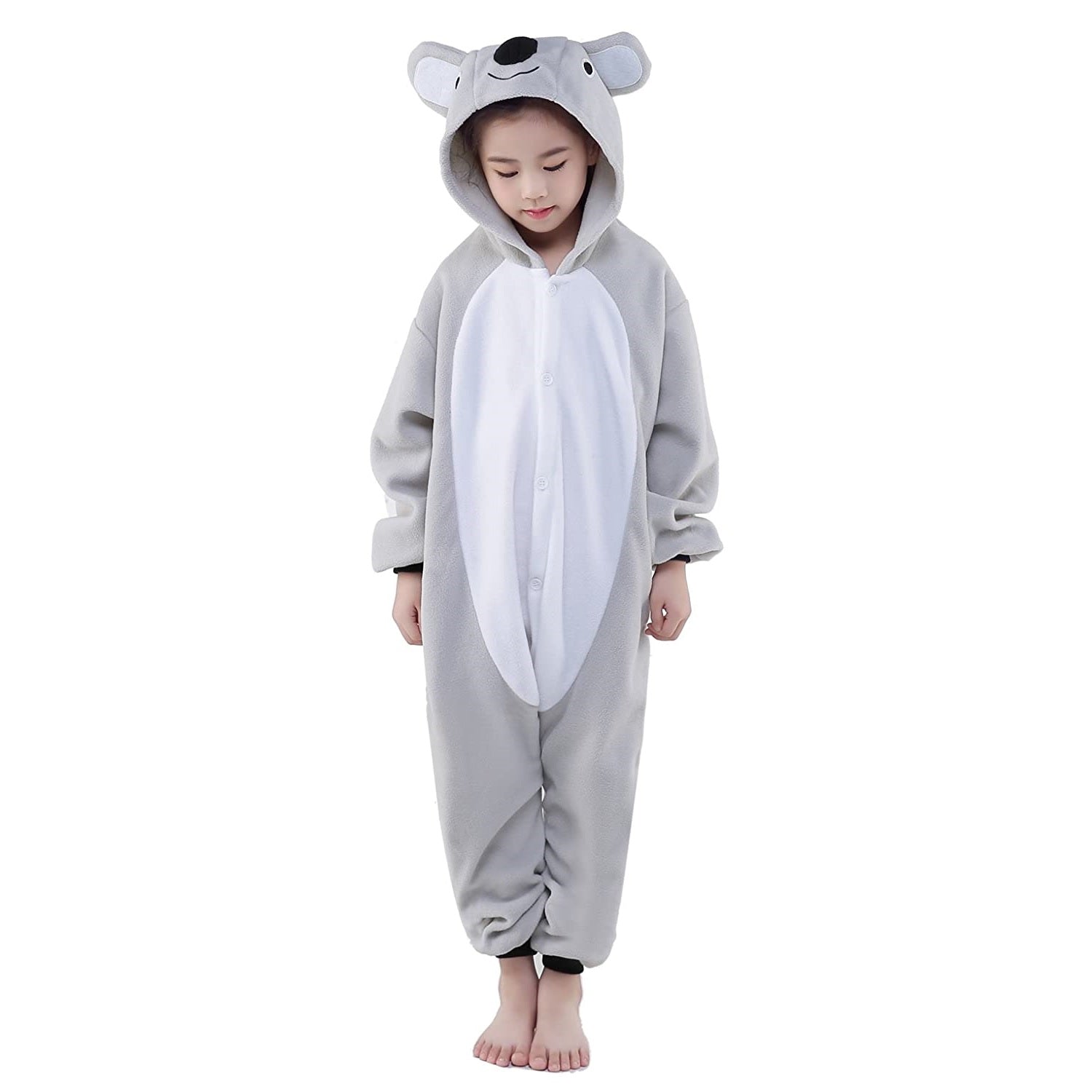 Toy Farm Unisex Animal Pyjamas - Koala Kids Onesie (Cosplay / Nightwear / Halloween / Carnival / Novelty Costume)