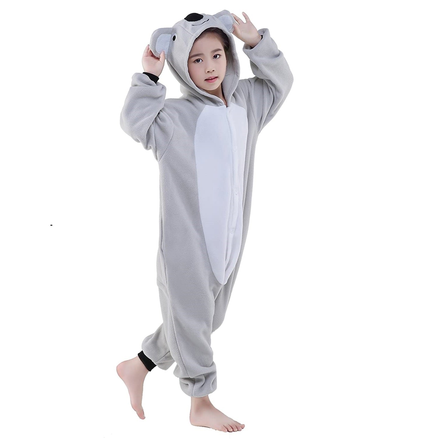 Toy Farm Unisex Animal Pyjamas - Koala Kids Onesie (Cosplay / Nightwear / Halloween / Carnival / Novelty Costume)