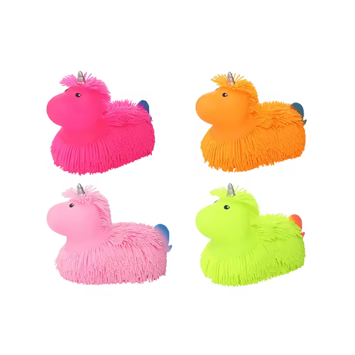 LED Light Bushy Hair Unicorn Squishy