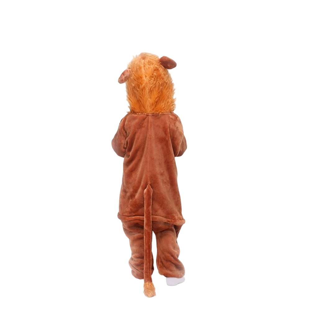 Toy Farm Unisex Animal Pyjamas - Lion Baby Onesie (Cosplay / Nightwear / Halloween / Carnival / Novelty Costume)