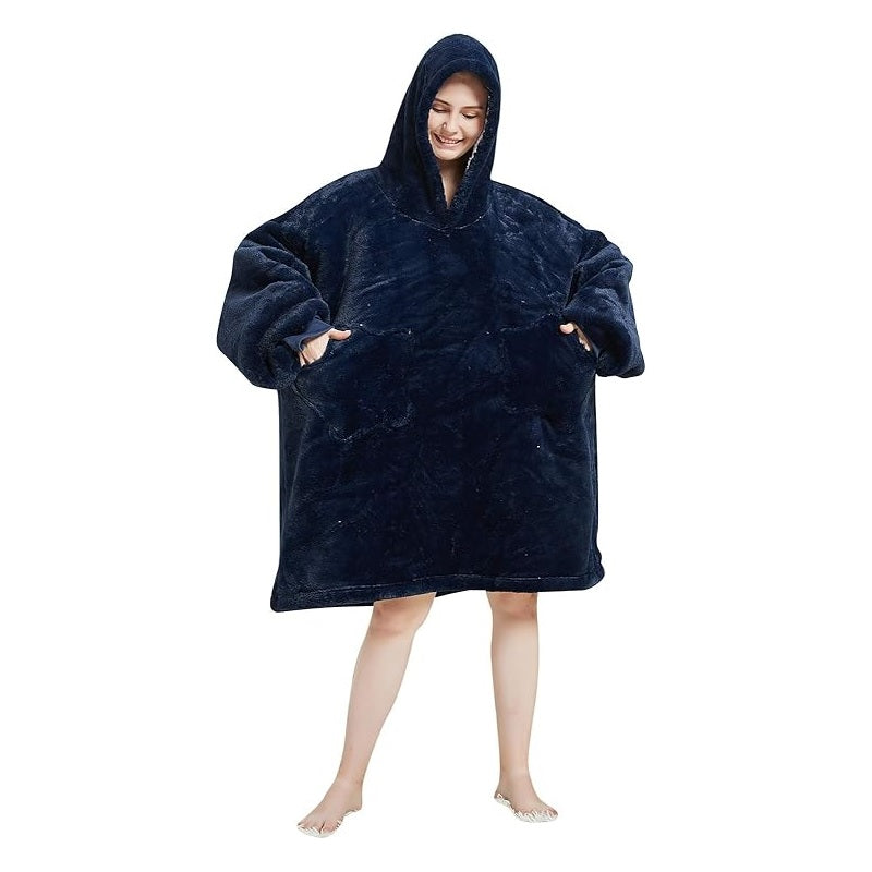 My Snuggy - Large Dark Blue Hoodie Blanket