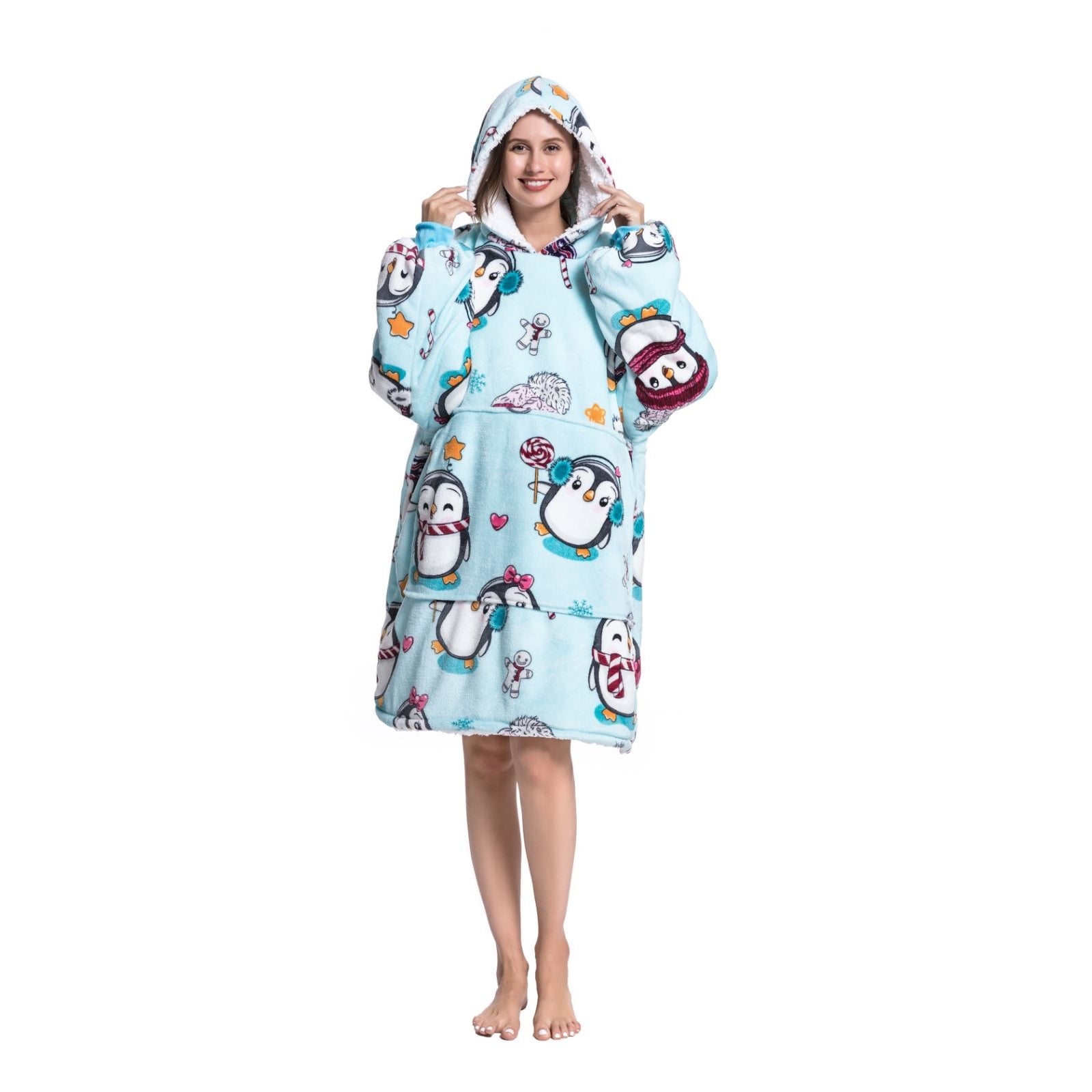 My Snuggy - Large Penguin Hoodie Blanket