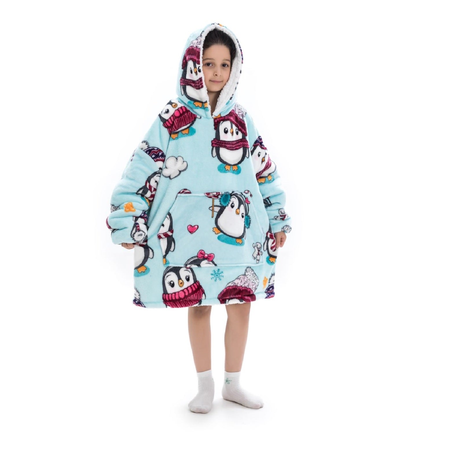 My Snuggy - Small Penguin Hoodie Blanket