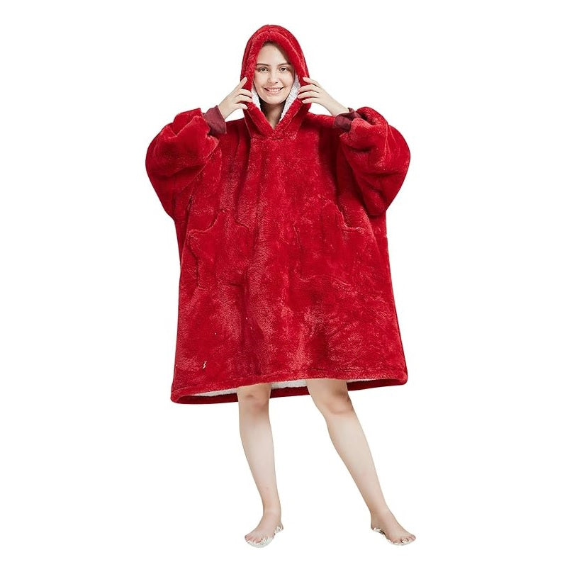 My Snuggy - Large Red Hoodie Blanket