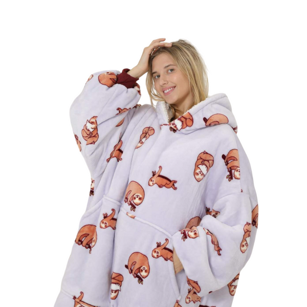 My Snuggy - Large Sloth Hoodie Blanket