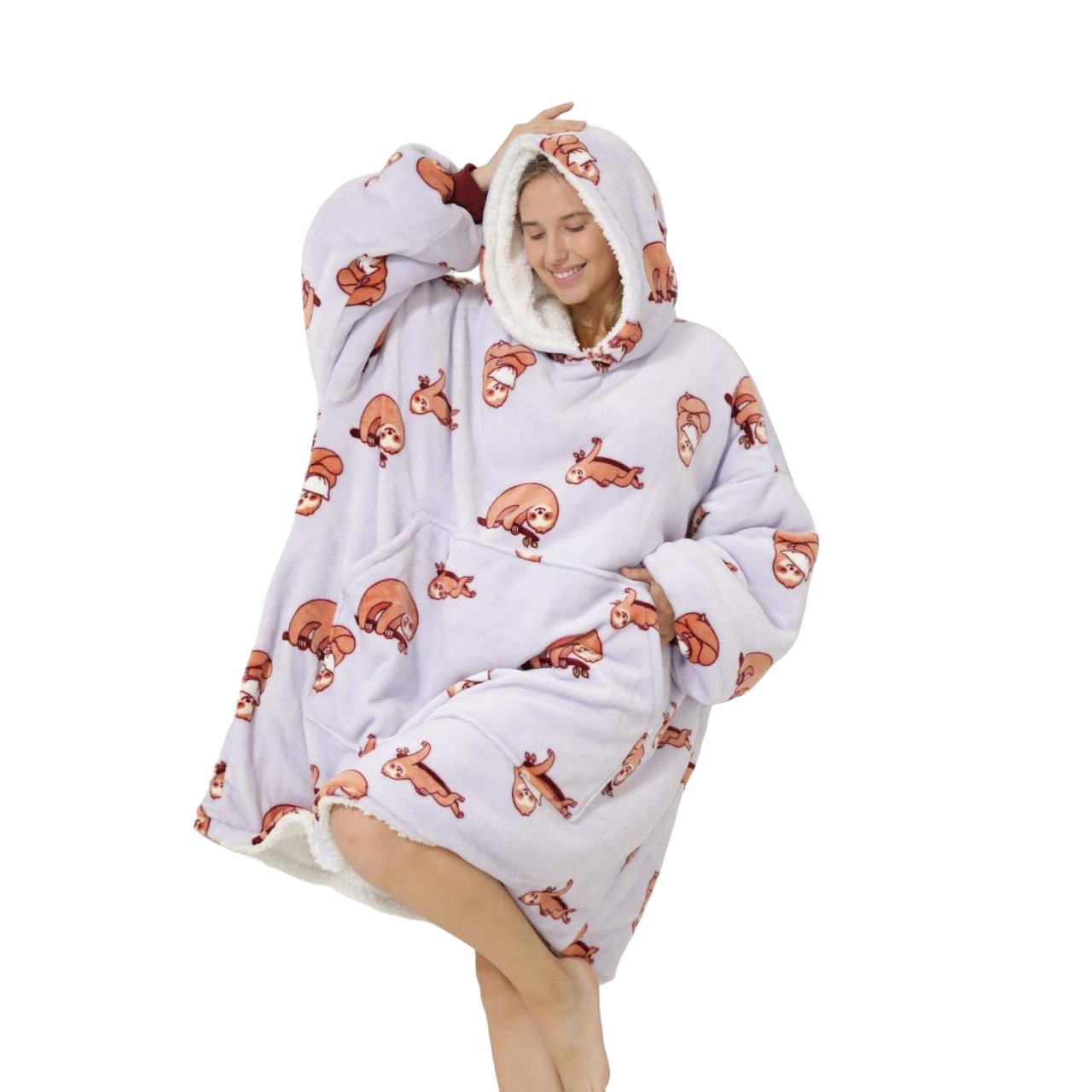 My Snuggy - Large Sloth Hoodie Blanket
