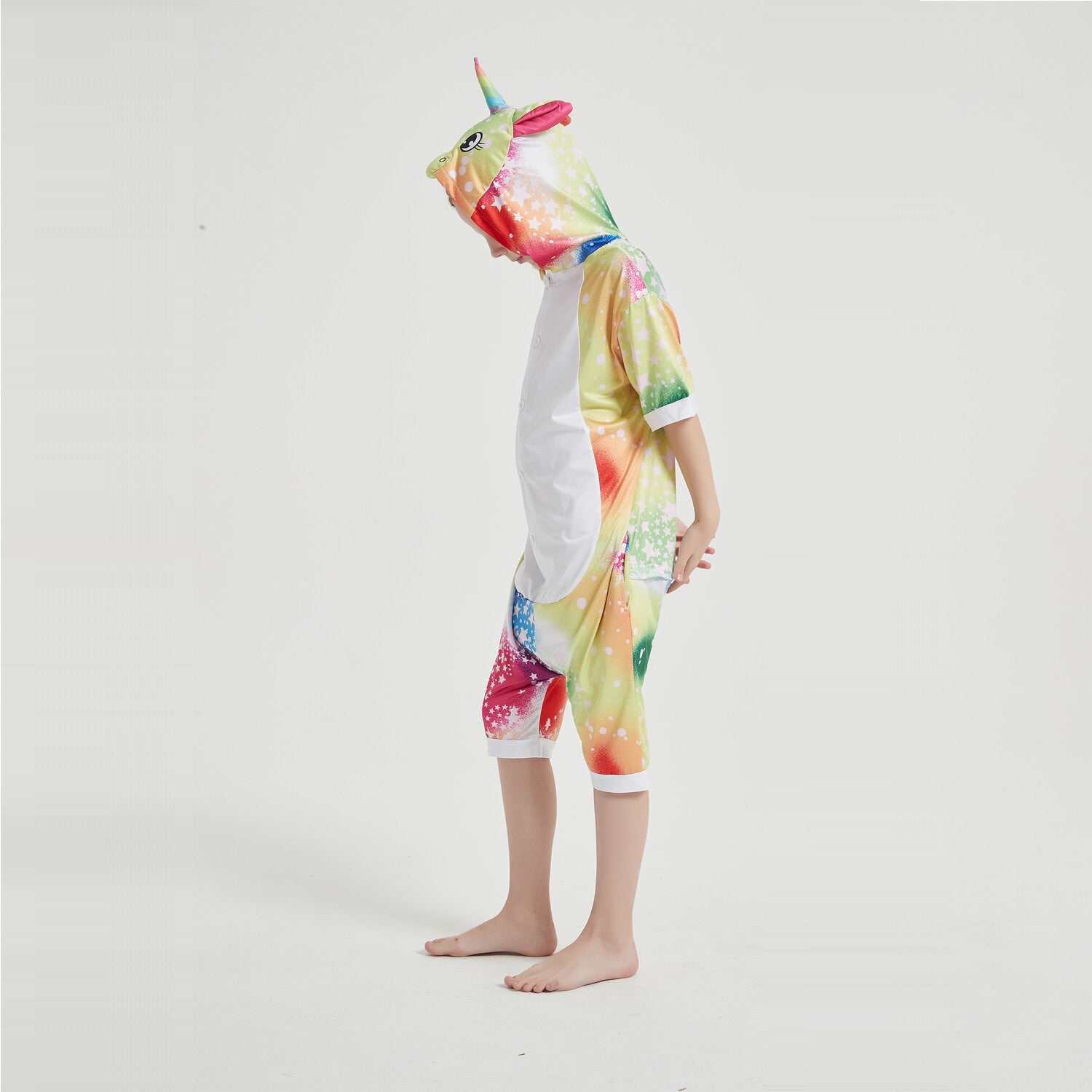 Toy Farm Unisex Animal Summer Pyjamas - Yellow Bright Sky Kids Summer Onesie (Book-week / Nightwear / Halloween / Pyjama Days)