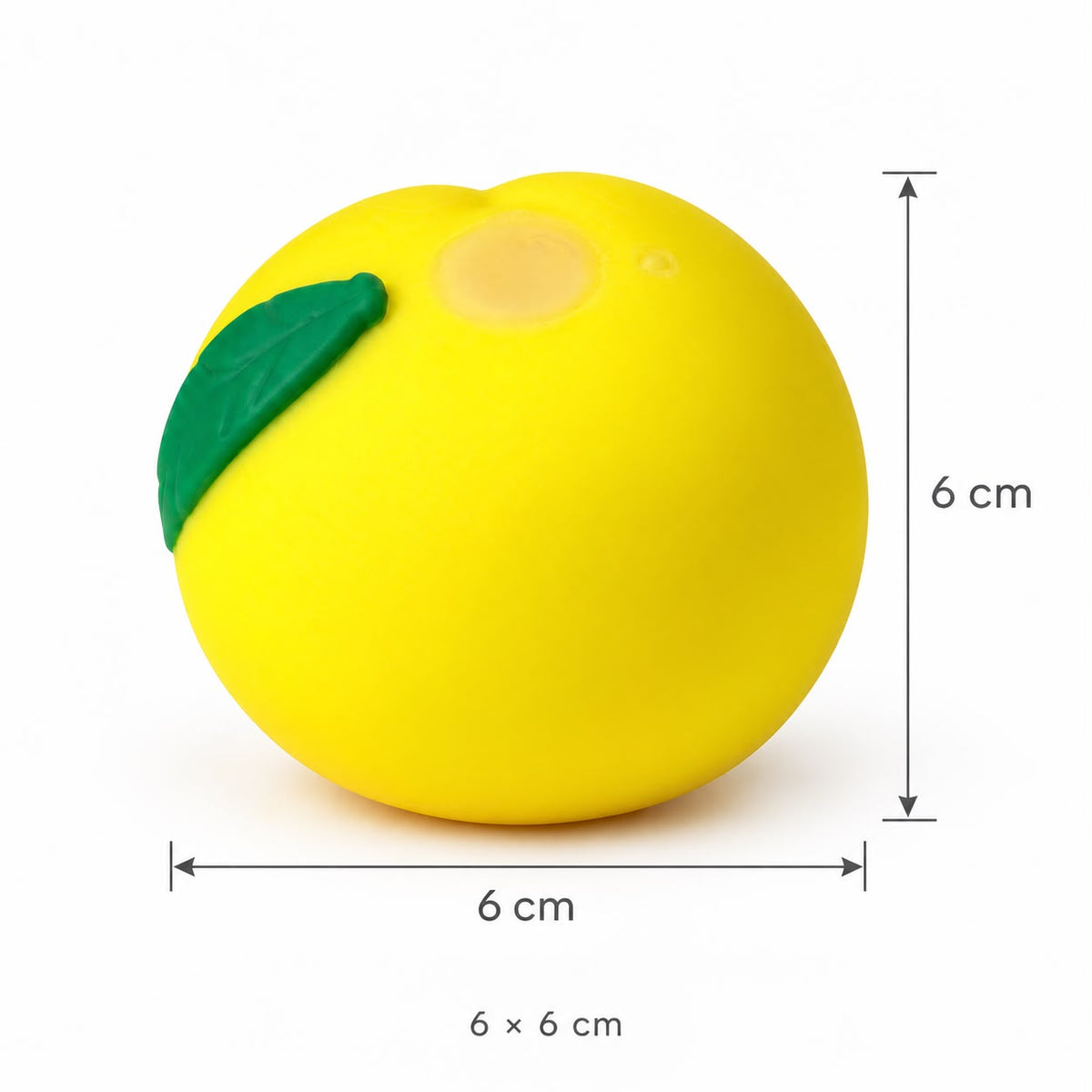 Yellow Peach Crunchy Squishy
