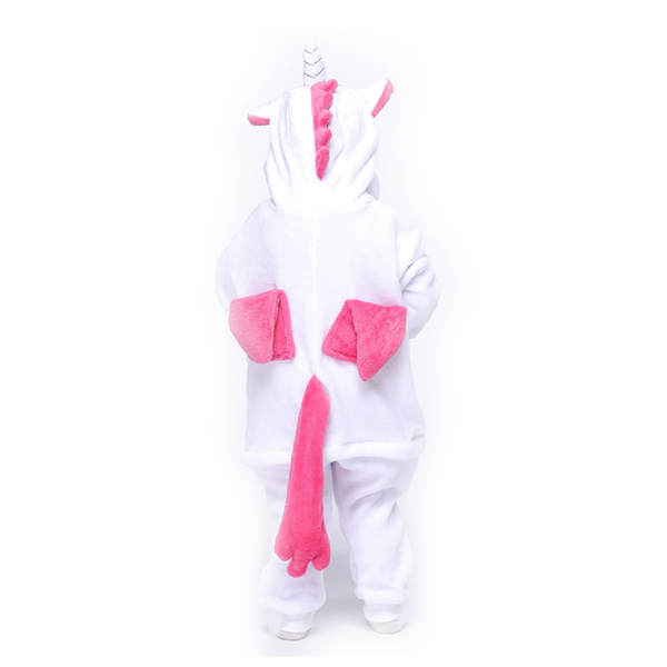 Toy Farm Unisex Animal Pyjamas - Pink Winged Unicorn Baby Onesie (Cosplay / Nightwear / Halloween / Carnival / Novelty Costume)