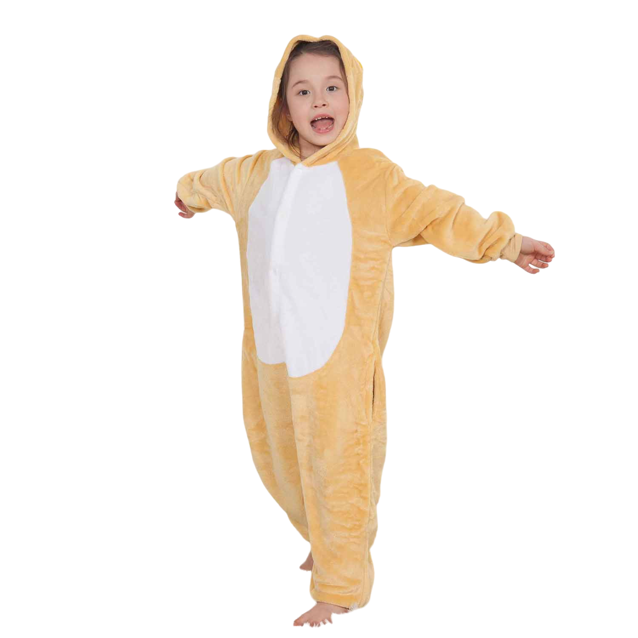Toy Farm Unisex Animal Pyjamas - Rilakkuma Bear Kids Onesie (Cosplay / Nightwear / Halloween / Carnival / Novelty Costume)