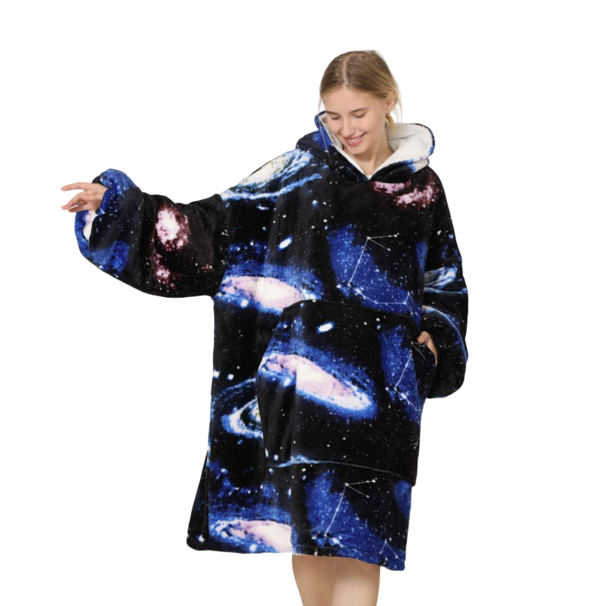 My Snuggy - Large Dark Galaxy Hoodie Blanket