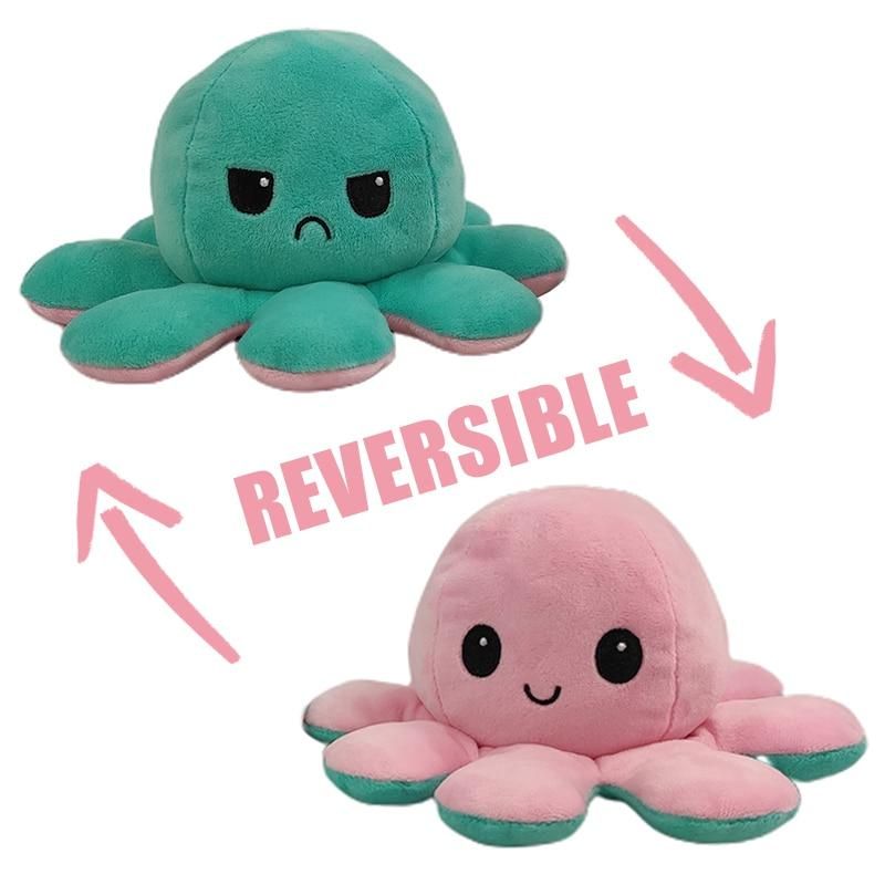Reversible Octopus Plushies With LED Light