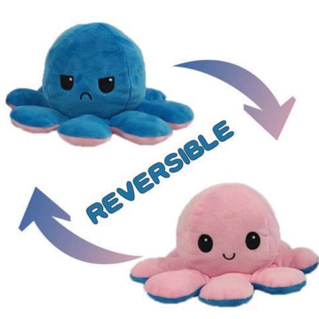 Reversible Octopus Plushies With LED Light