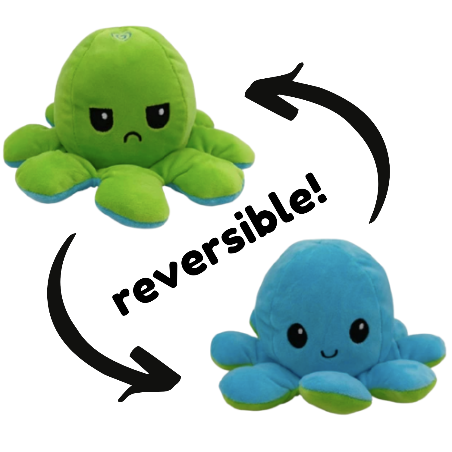 Reversible Octopus Plushies - 30cm