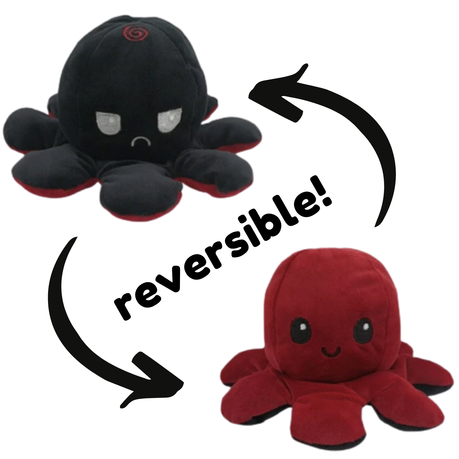 Reversible Octopus Plushies With LED Light