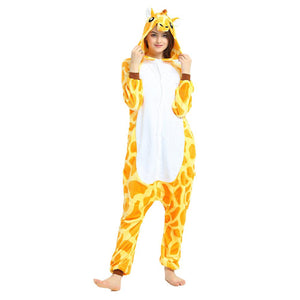 Onesie World Unisex Animal Pyjamas - Giraffe Adult (Cosplay / Nightwear Halloween Carnival Novelty