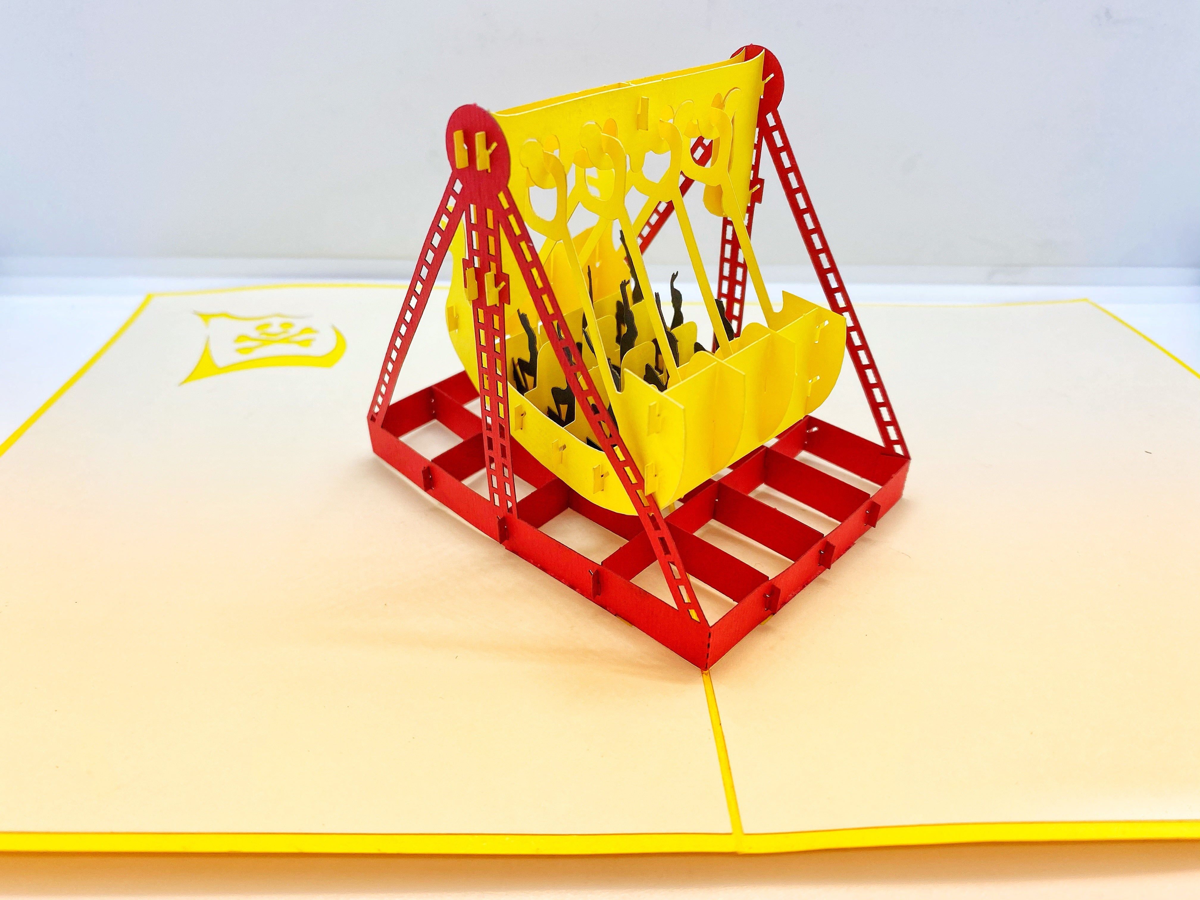 Pop-up Card _ Viking Ship Rides