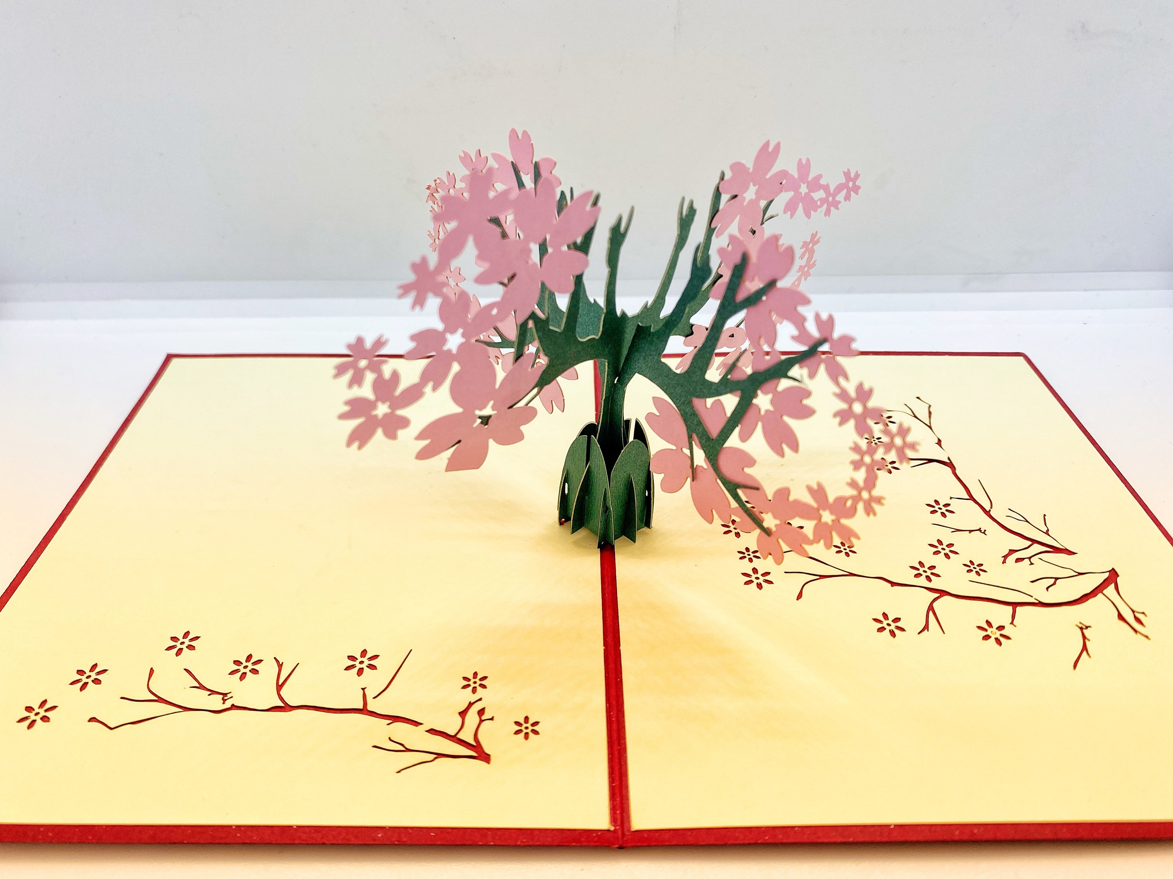 Pop-up Card _ Cherry Blossom (1)