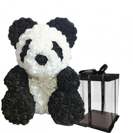Gorgeous Rose Panda with LED Light and Gift Box - 40cm