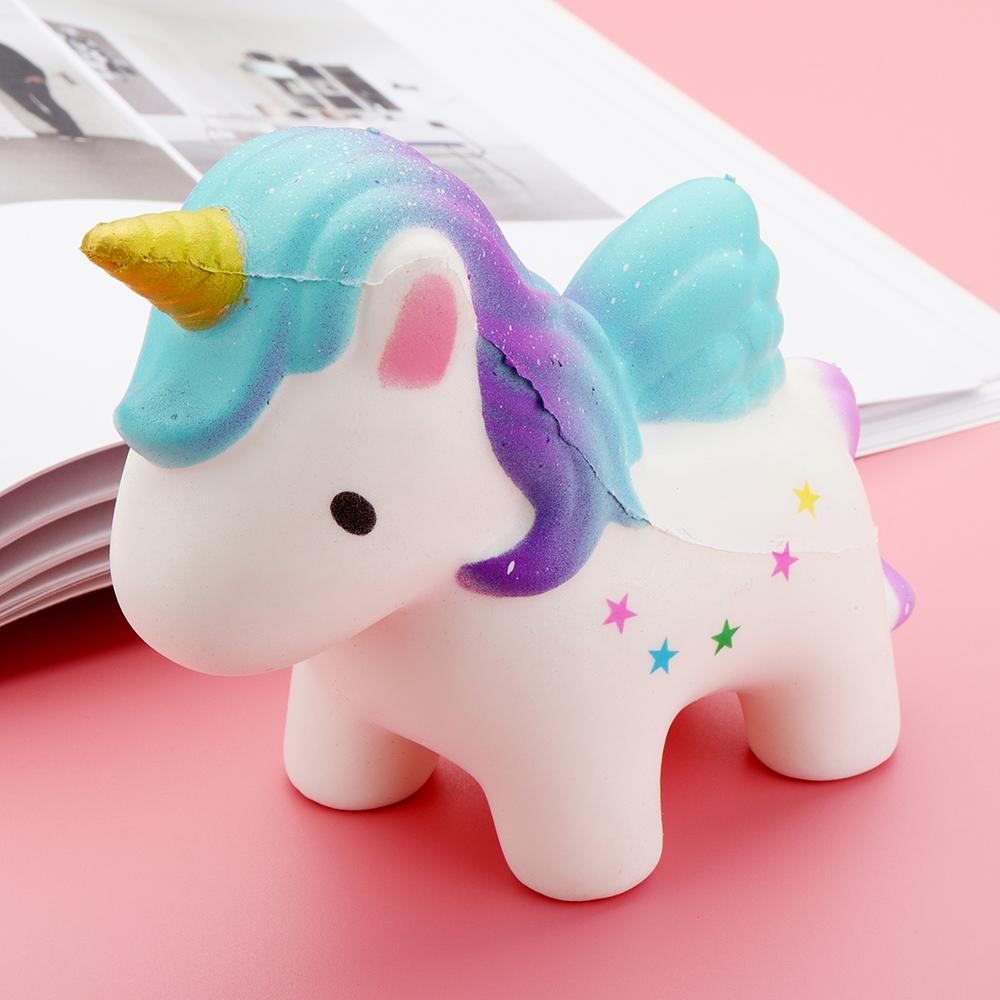 Blue Unicorn Squishy Squishies