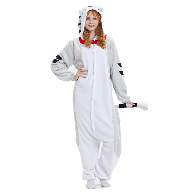 Onesie World Unisex Animal Pyjamas - Chii Cat Adult (Cosplay / Nightwear Halloween Carnival Novelty