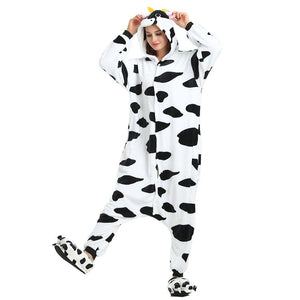 Onesie World Unisex Animal Pyjamas - Cow Adult (Cosplay / Nightwear Halloween Carnival Novelty