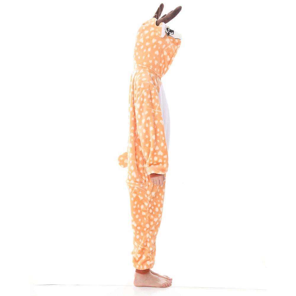 Onesie World Unisex Animal Pyjamas - Deer Kids (Cosplay / Nightwear Halloween Carnival Novelty