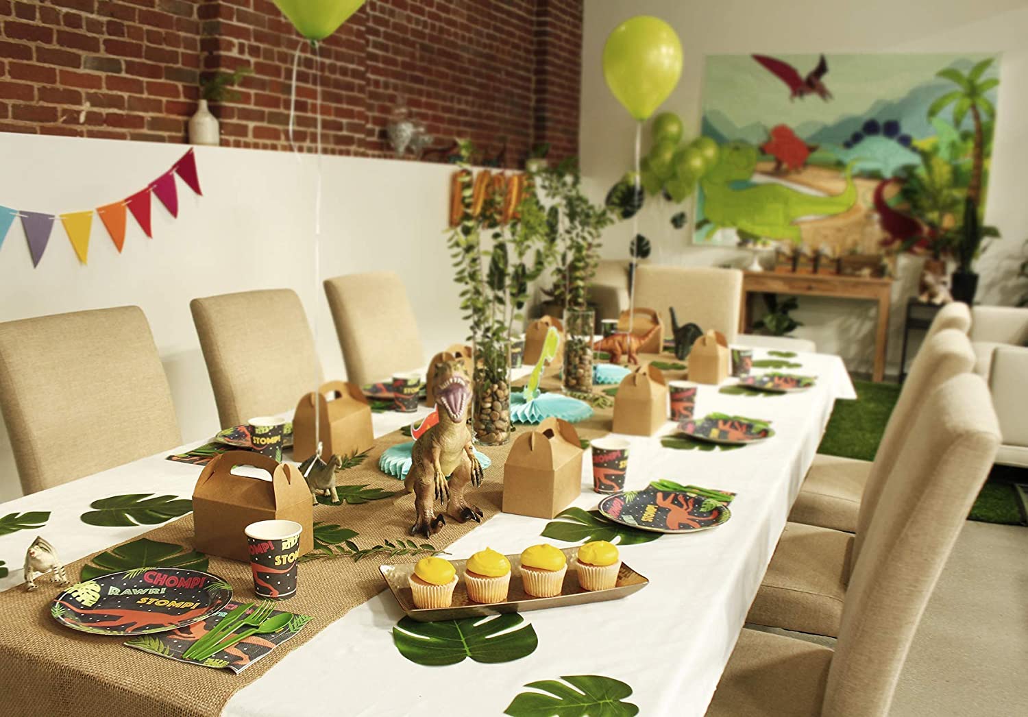 Dinosaur Theme Birthday Party Cutlery Package (#Type C)