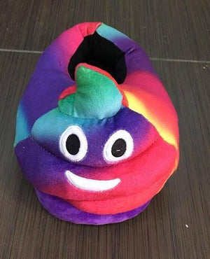 Rainbow Poop Slippers Slippers